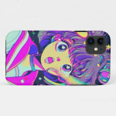 Kawaii Anime Girl iPhone 11 Fall Case-Mate iPhone Hülle (Rückseite (Horizontal))