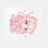 Kawaii, Anime, Girl, Just, wer, Lieben, Skizzen, Fleecedecke (Vorderseite (Horizontal))