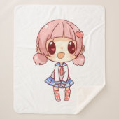 Kawaii, Anime, Girl, Just, wer, Lieben, Skizzen, Sherpadecke (Vorderseite)