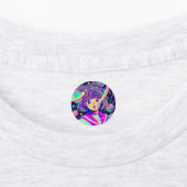 Kawaii Anime Girl Labels Etiketten (Befestigt)