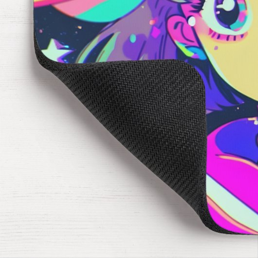 Kawaii Anime Girl Mouse Pad Mousepad (Ecke)