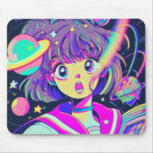 Kawaii Anime Girl Mouse Pad Mousepad (Vorne)