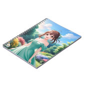 Kawaii Anime Girl Notizblock (Linke Seite)