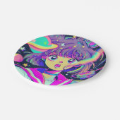 Kawaii Anime Girl Paper Tellers Pappteller (Schrägansicht)