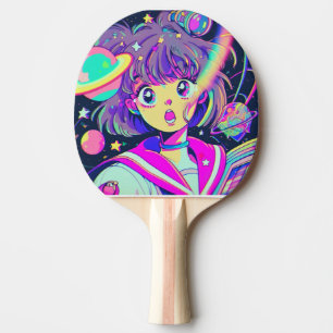 Kawaii Anime Girl Ping Pong Paddle Tischtennis Schläger