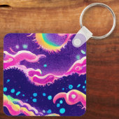 Kawaii Anime Girl Schlüsselanhänger (Rückseite)