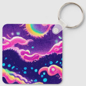 Kawaii Anime Girl Schlüsselanhänger (Rückseite)