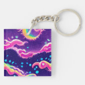 Kawaii Anime Girl Schlüsselanhänger (Rückseite)