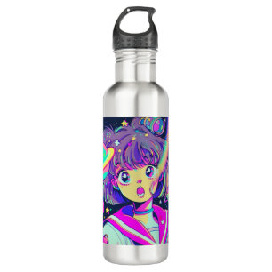 Kawaii Anime Girl Water Flasche Edelstahlflasche