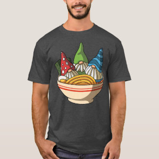 Kawaii Anime Gnomes Asian Noodles Japanisch Ramen T-Shirt
