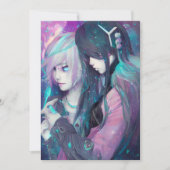 Kawaii Anime Graphic Einladung (Vorderseite)