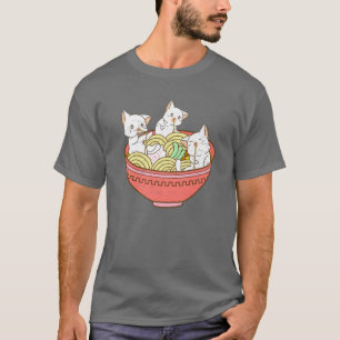 Kawaii Anime Katze Japanische Ramen Nudeln - Kätzc T-Shirt