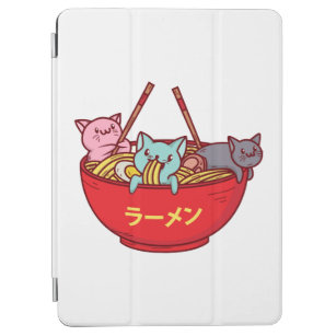 Kawaii Anime-Katzelustige entzückende japanische iPad Air Hülle