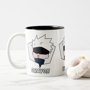 Kawaii Anime Meme  Zweifarbige Tasse