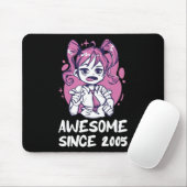 Kawaii Anime Merch the Birthday Girl Years Old Bor Mousepad (Mit Mouse)