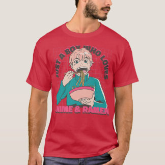 Kawaii Anime Otaku nur ein Junge, der Anime und Li T-Shirt