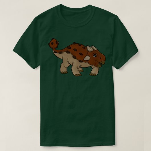 Kawaii Ankylosaurus T-Shirt (Design vorne)