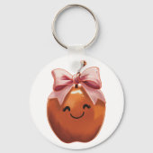 Kawaii Apfelgeschenk Schlüsselanhänger (Rückseite)