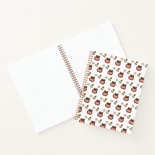 Kawaii Apple bundle Notizblock (Innenseite)