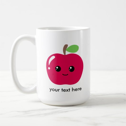Kawaii Apple Kaffeetasse (Links)