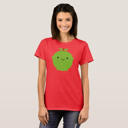 Kawaii Apple T-Shirt (Vorne ganz)
