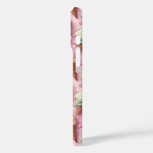 Kawaii Art Ice Case-Mate iPhone Hülle (Rückseite / Links)