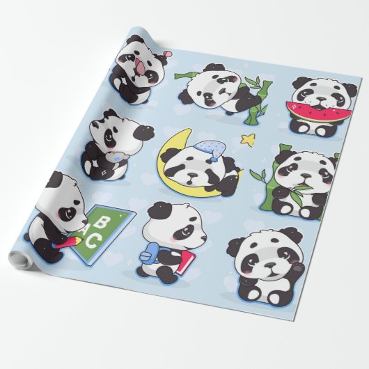 Kawaii Art & Sammlerstücke, Prints, Digitaldrucke Geschenkpapier (Ungerollt)