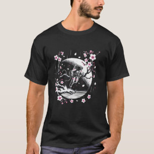 Kawaii Astronaut Outer Space Japanisch Sakura Funn T-Shirt