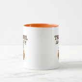 Kawaii Autumn Pumpkin Thanksgiving Tasse (Zentrum)