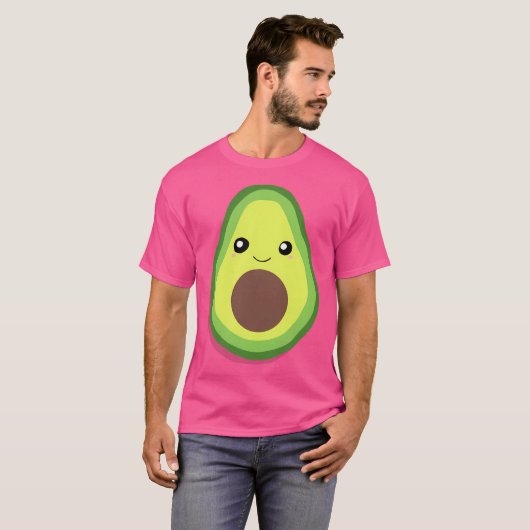 Kawaii Avocado T-Shirt (Vorne ganz)