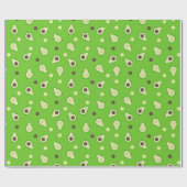 Kawaii Avocados Geschenkpapier (Flach)