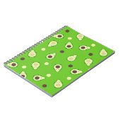Kawaii Avocados Notizblock (Linke Seite)