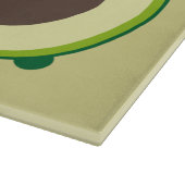 Kawaii Avocados Schneidebrett (Ecke)