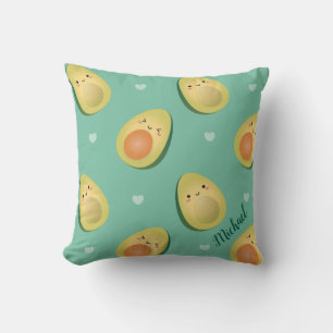 Kawaii Avocados Vermeiden wir Pattern Kissen