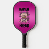 Kawaii Axalotl aß Ramen Pickleball Schläger (Rückseite)