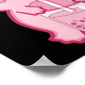 Kawaii Axolotl Boba Bubble Tea Teen Teen Girl Kind Poster (Ecke)