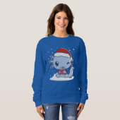 Kawaii Axolotl Christmas Sweatshirt (Vorne ganz)