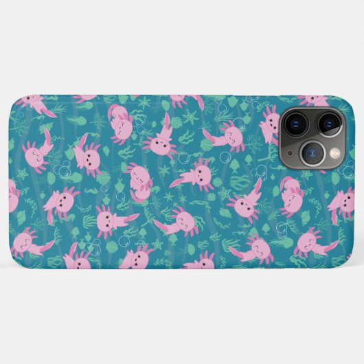 Kawaii Axolotl im iPhone-/iPad-Gehäuse Case-Mate iPhone Hülle (Rückseite (Horizontal))