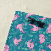 Kawaii Axolotl im Ocean Beach Towel Strandtuch (Beispiel)
