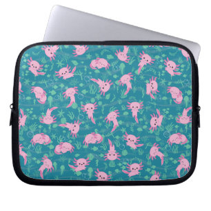 Kawaii Axolotl im Ocean Electronics Bag Laptopschutzhülle