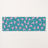 Kawaii Axolotl im Ocean Yoga Mat Yogamatte (Rückseite (Horizontal))