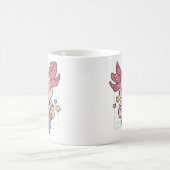 Kawaii Axolotl isst Ramen Kaffeetasse (Mittel)