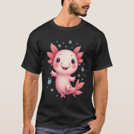 Kawaii Axolotl Niedliches Wasser T-Shirt
