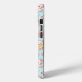 Kawaii Axolotl Ocean Pattern Phone Case (Rückseite / Links)