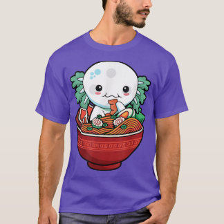 Kawaii Axolotl Ramen Japanisch Anime Lover Teen Gi T-Shirt