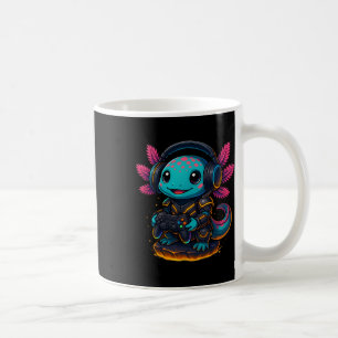 Kawaii Axolotl spielt Videospiele Lustige Gaming A Kaffeetasse