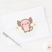 Kawaii Axolotl Sticker (Umschlag)