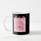 Kawaii Axolotl Strawberry Milk Shake Carton Japane Kaffeetasse (Links)