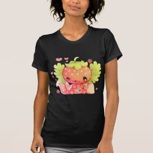 Kawaii Axolotl Strawberry Milk Shake Japanischer A T-Shirt