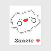 Kawaii Baby Cloud Vinyl Sticker (Blatt)
